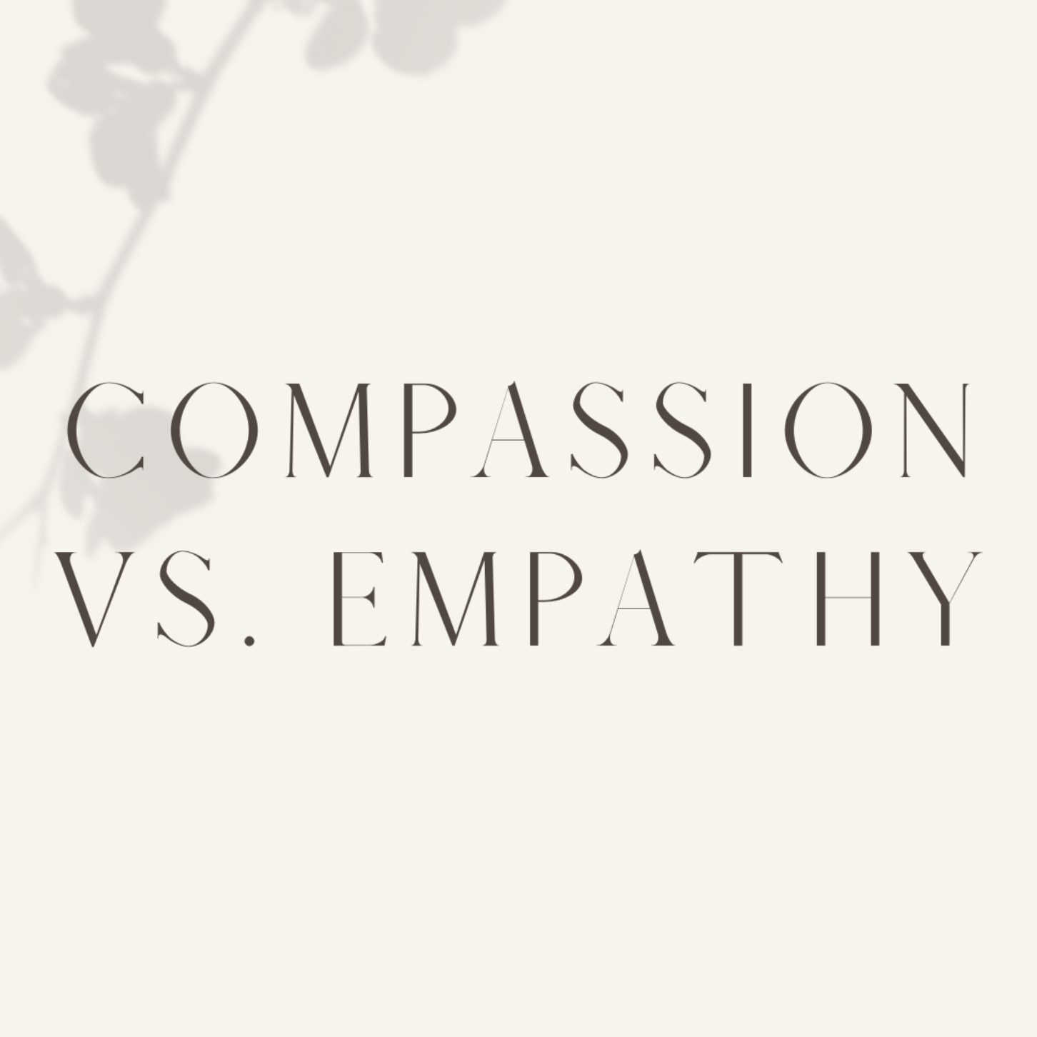 Sympathy, Empathy and Compassion: What's the Difference? - Psychmoments ...